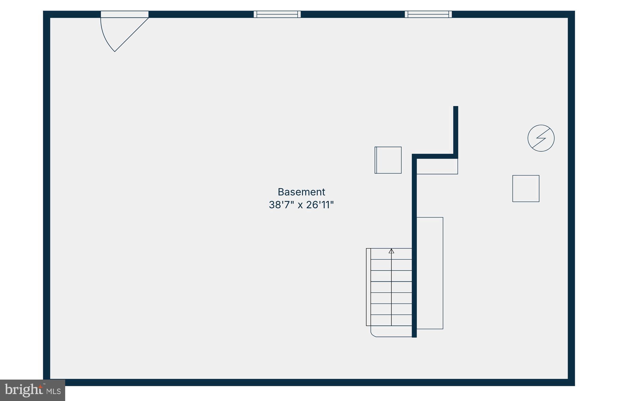 6703 Norview Court Springfield, VA 22152 - Photo 48 of 49 Lower Level Floorplan