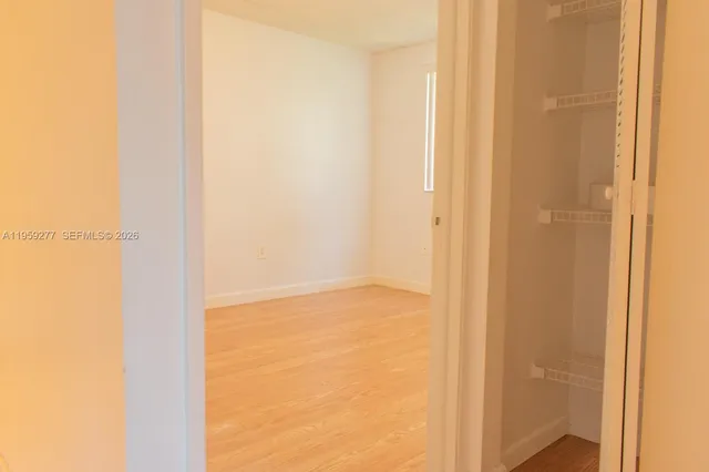 a view of a small space