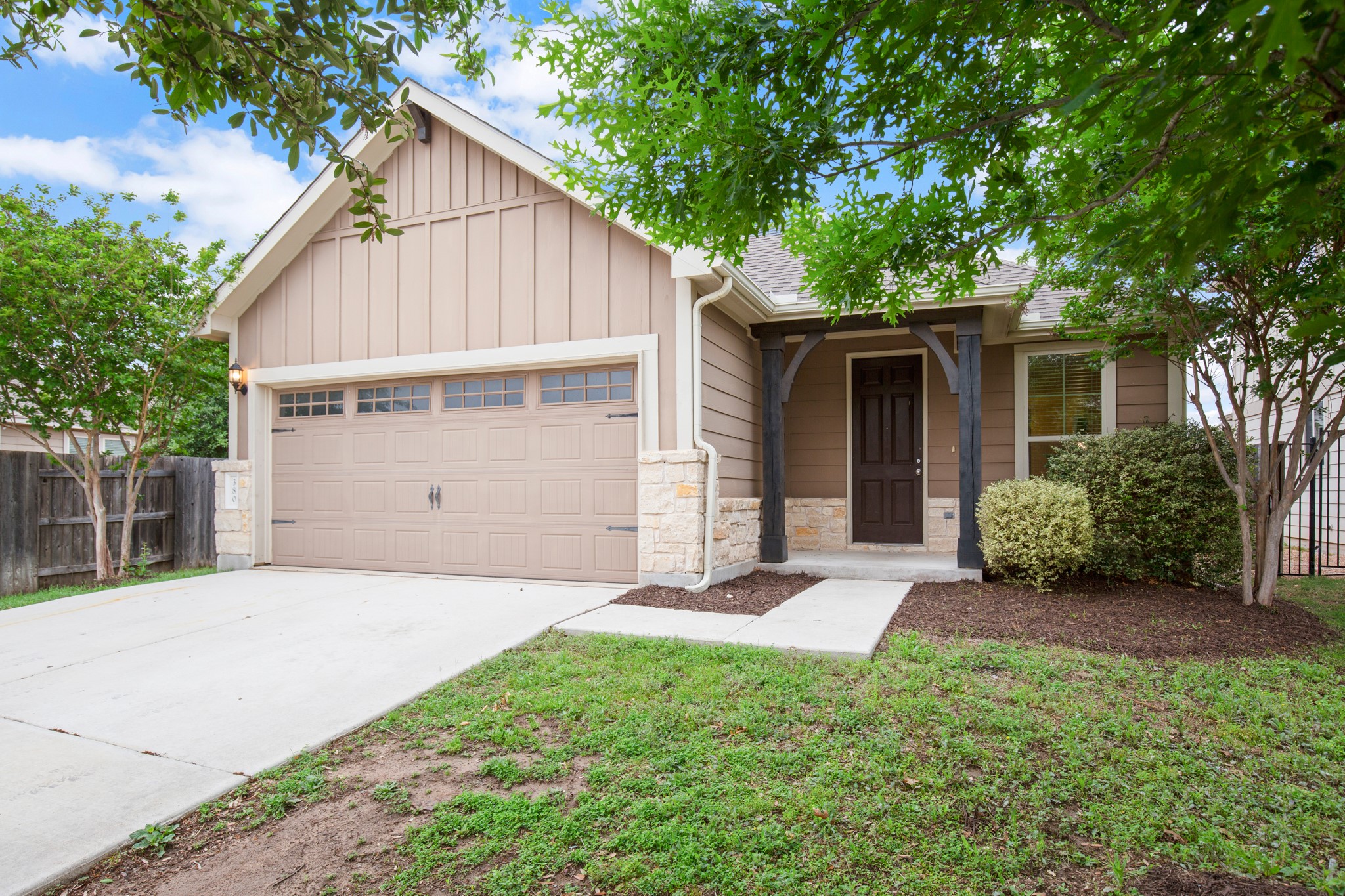 380 Bonnet Boulevard Georgetown, TX 78628 - Photo 25 of 26 a view of a small house with a yard and large tree