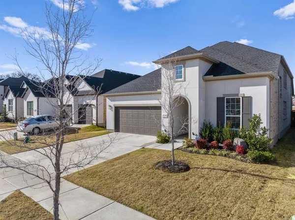 a front view of a house with entertaining space