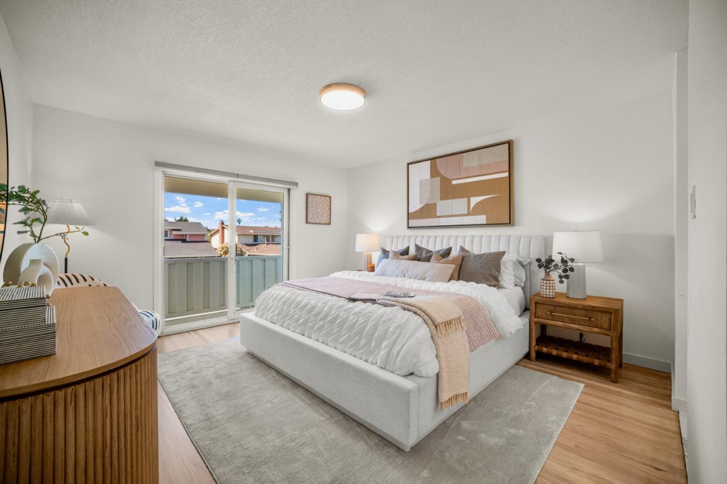 861 Haddock Street Foster City, CA 94404 - Photo 26 of 40 a spacious bedroom with a bed and a couch