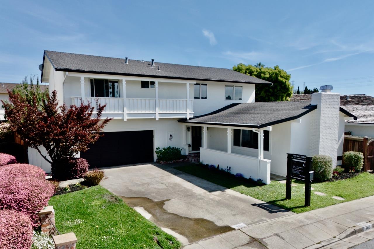 861 Haddock Street Foster City, CA 94404 - Photo 40 of 40 a front view of a house with a yard