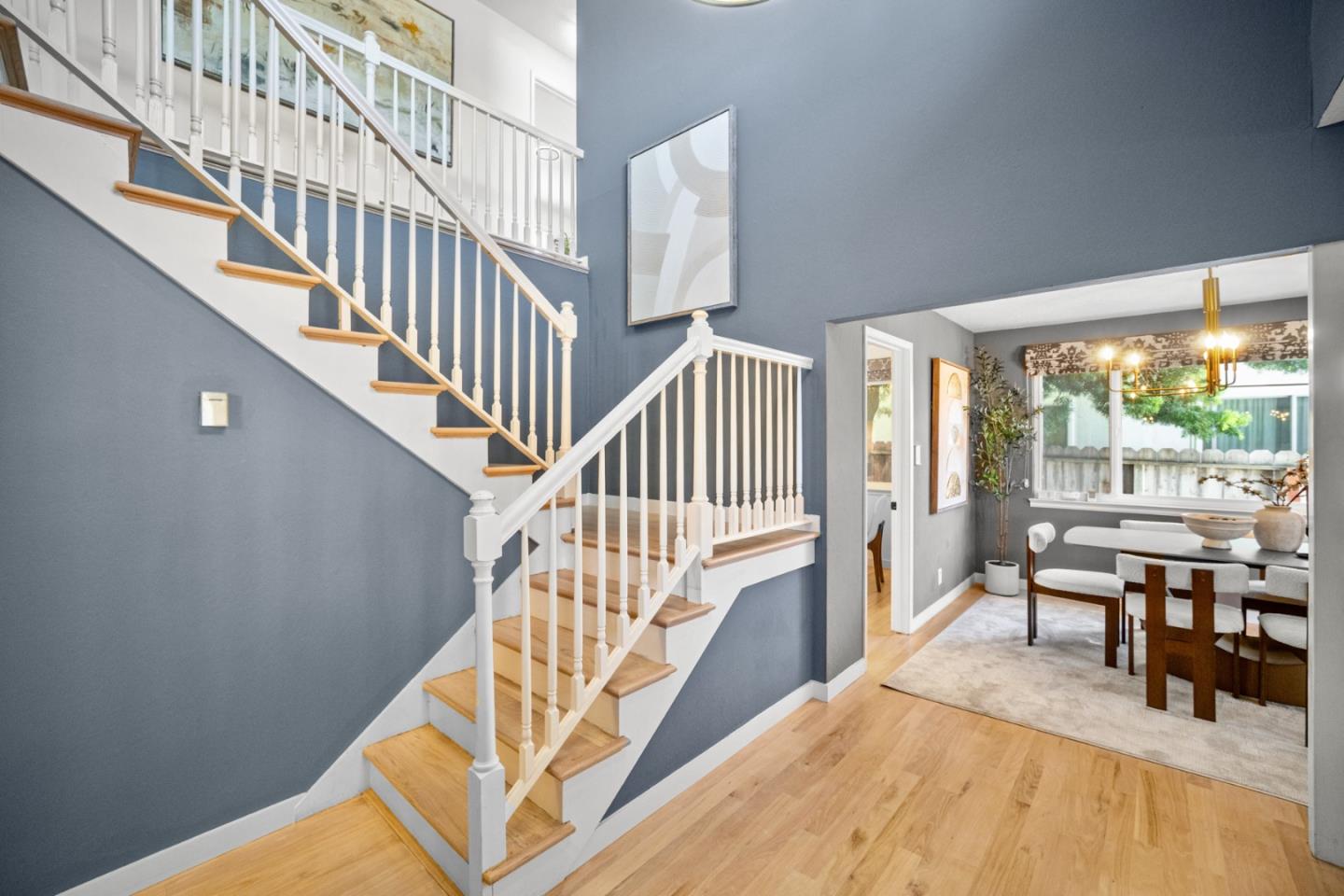 861 Haddock Street Foster City, CA 94404 - Photo 6 of 40 a view of entryway and hall with wooden floor