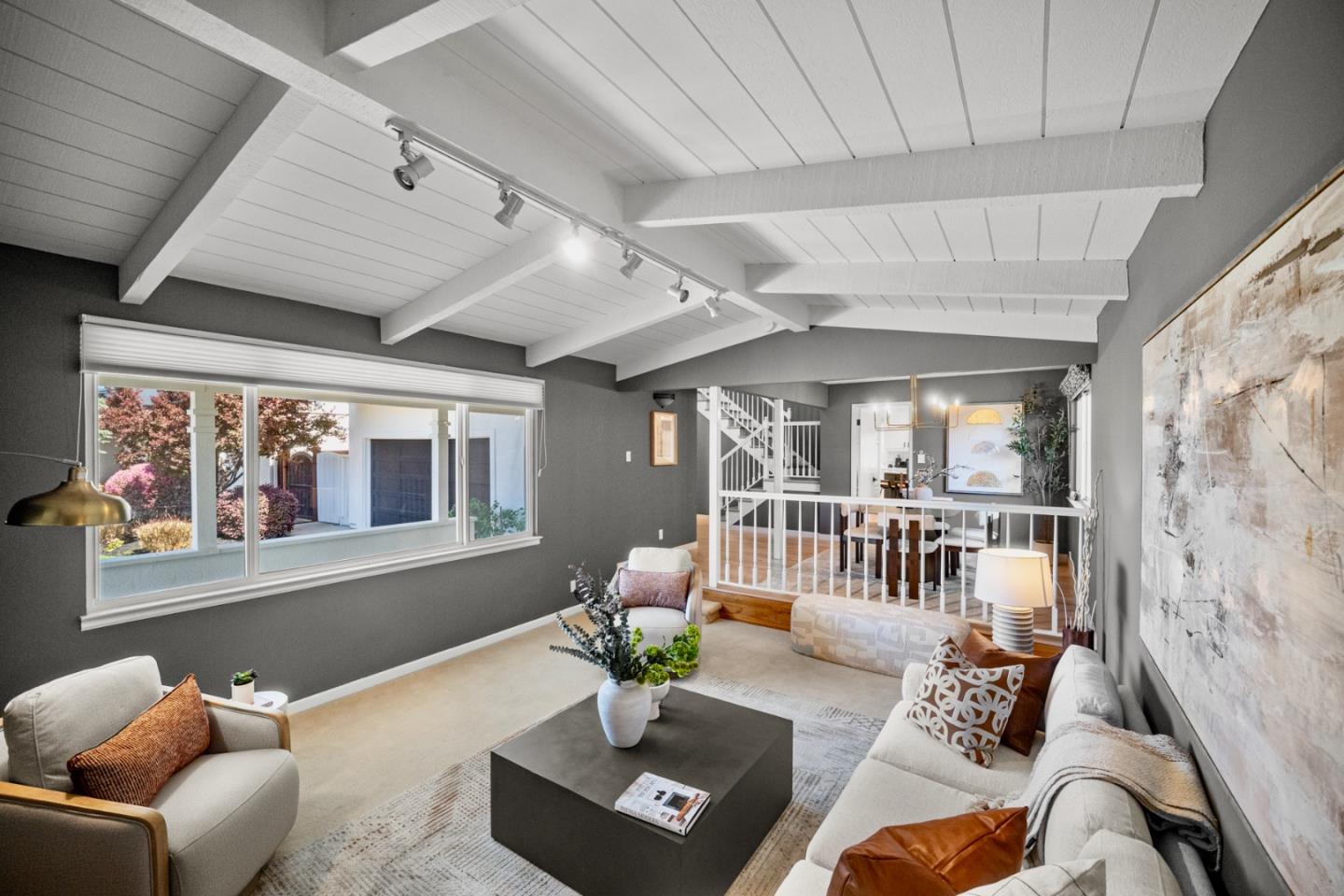861 Haddock Street Foster City, CA 94404 - Photo 10 of 40 a living room with furniture and a large window