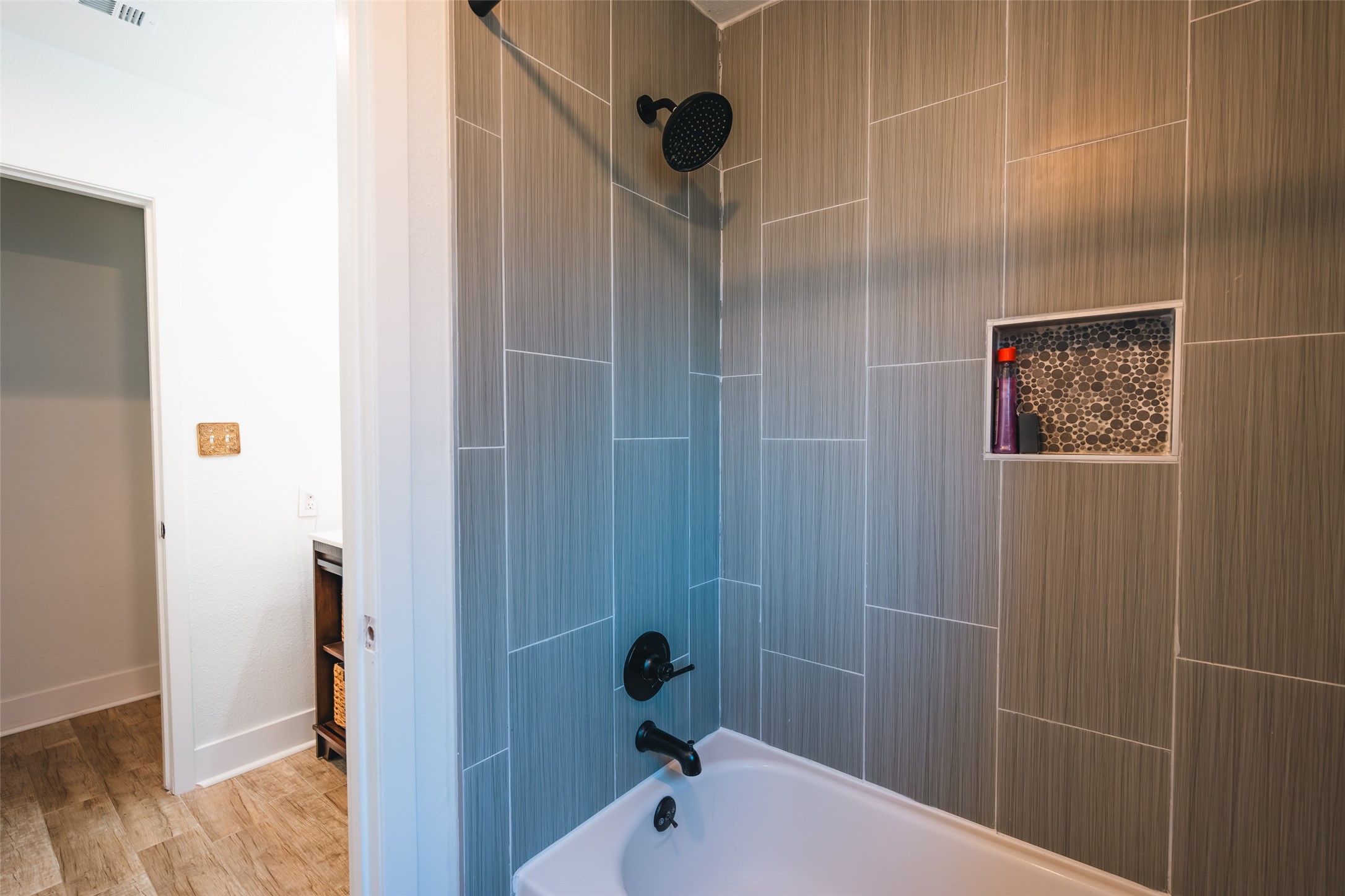 419 Magnolia Bend New Caney, TX 77357 - Photo 16 of 25 a bathroom with a shower