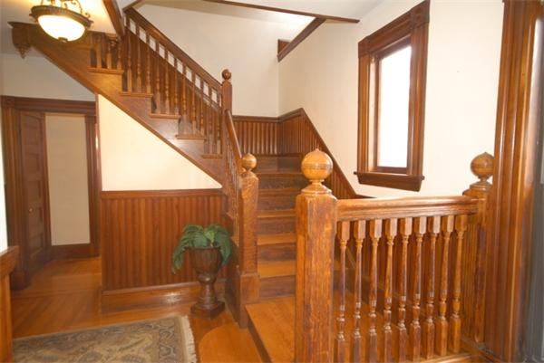 43 Bartlet Street Andover, MA 01810 - Photo 13 of 30 a view of stairs with an entryway