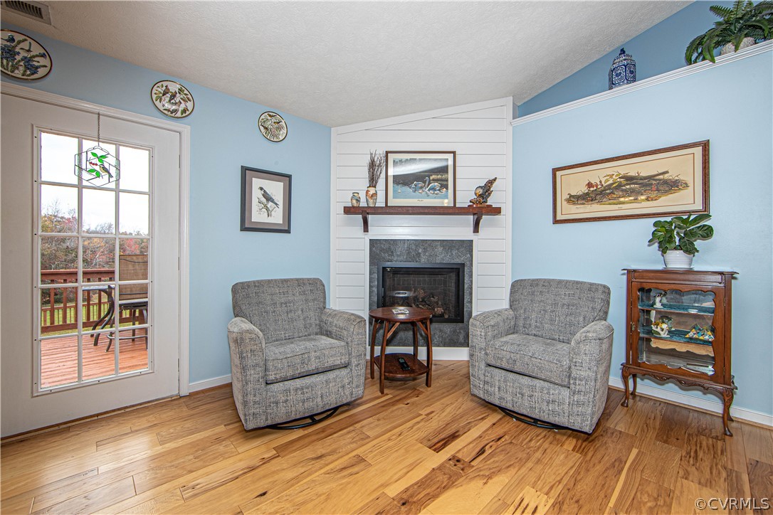 24410 Johnson Road Jetersville, VA 23083 - Photo 11 of 47 a living room with furniture and a fireplace