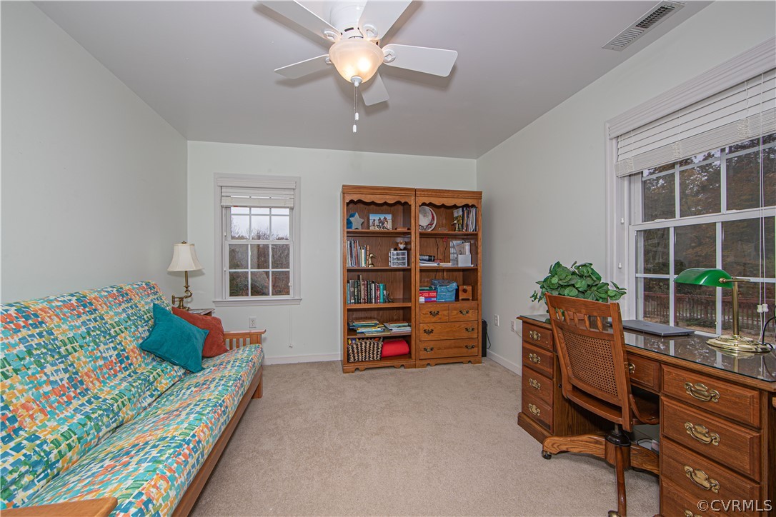 24410 Johnson Road Jetersville, VA 23083 - Photo 23 of 47 a living room with furniture and a book shelf