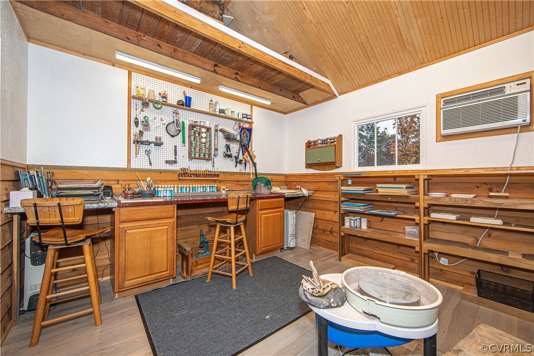 24410 Johnson Road Jetersville, VA 23083 - Photo 34 of 47 a living room with chairs and kitchen view