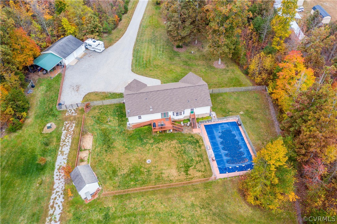 24410 Johnson Road Jetersville, VA 23083 - Photo 39 of 47 an aerial view of a house