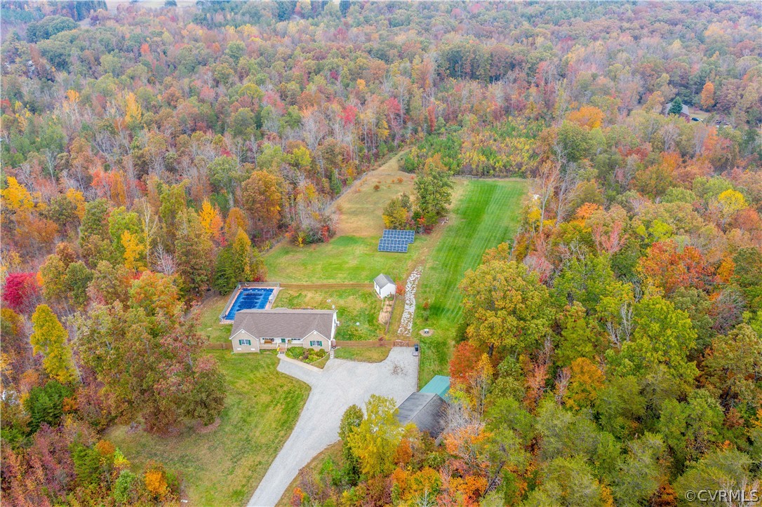 24410 Johnson Road Jetersville, VA 23083 - Photo 44 of 47 a view of a yard with an outdoor space
