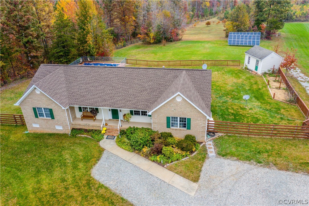24410 Johnson Road Jetersville, VA 23083 - Photo 5 of 47 front view of house with a yard