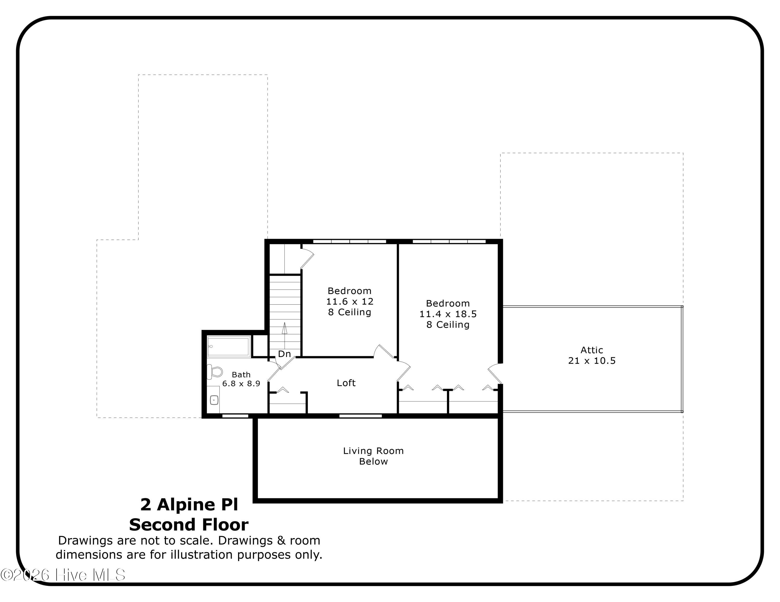 2 Alpine Place Pinehurst, NC 28374 - Photo 13 of 39 2 Alpine Pl_Second Floor_page-0001