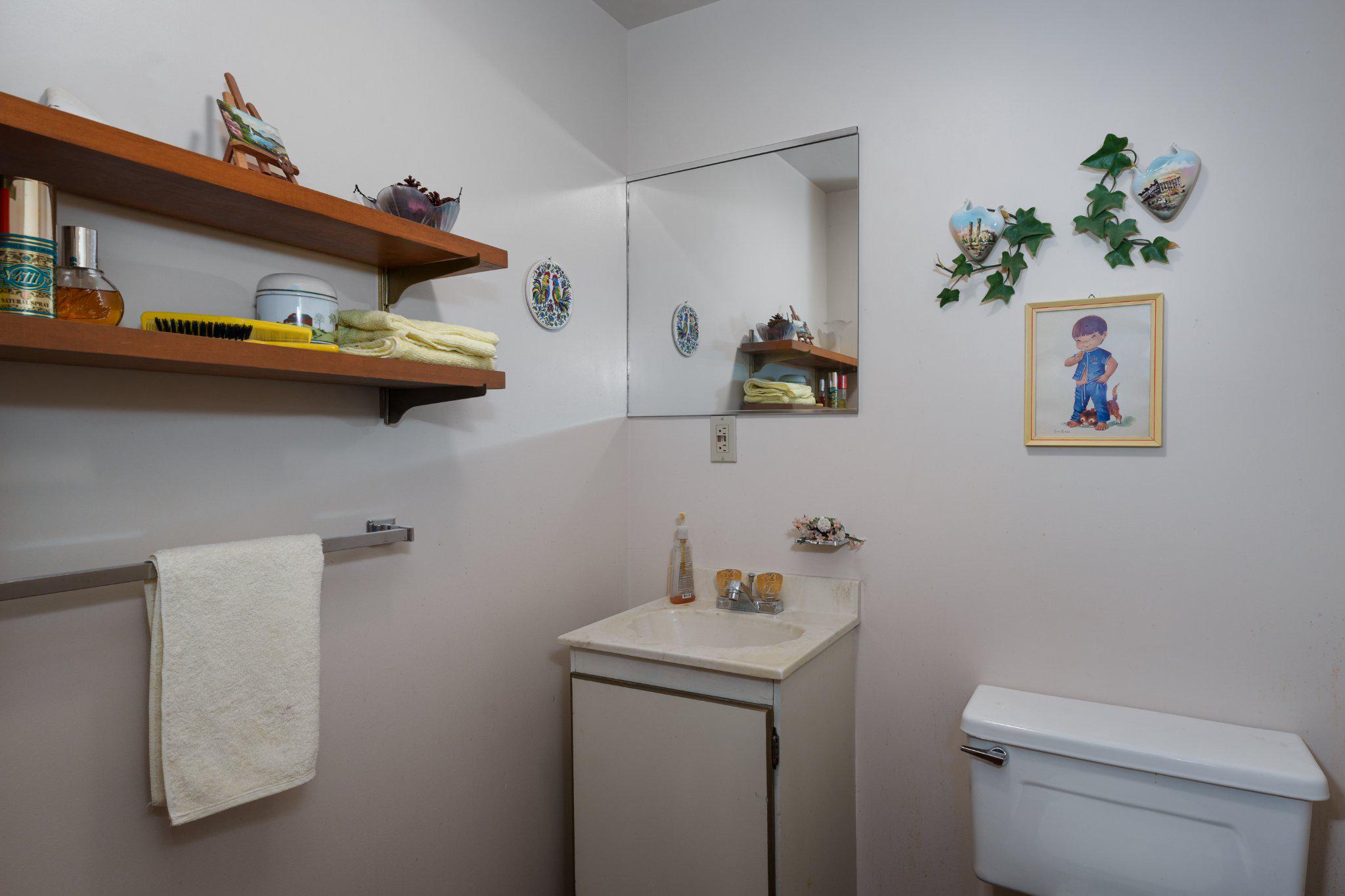 338 Gallup Road Princeton, NJ 08540 - Photo 44 of 53 a bathroom with a toilet a sink and wooden floor