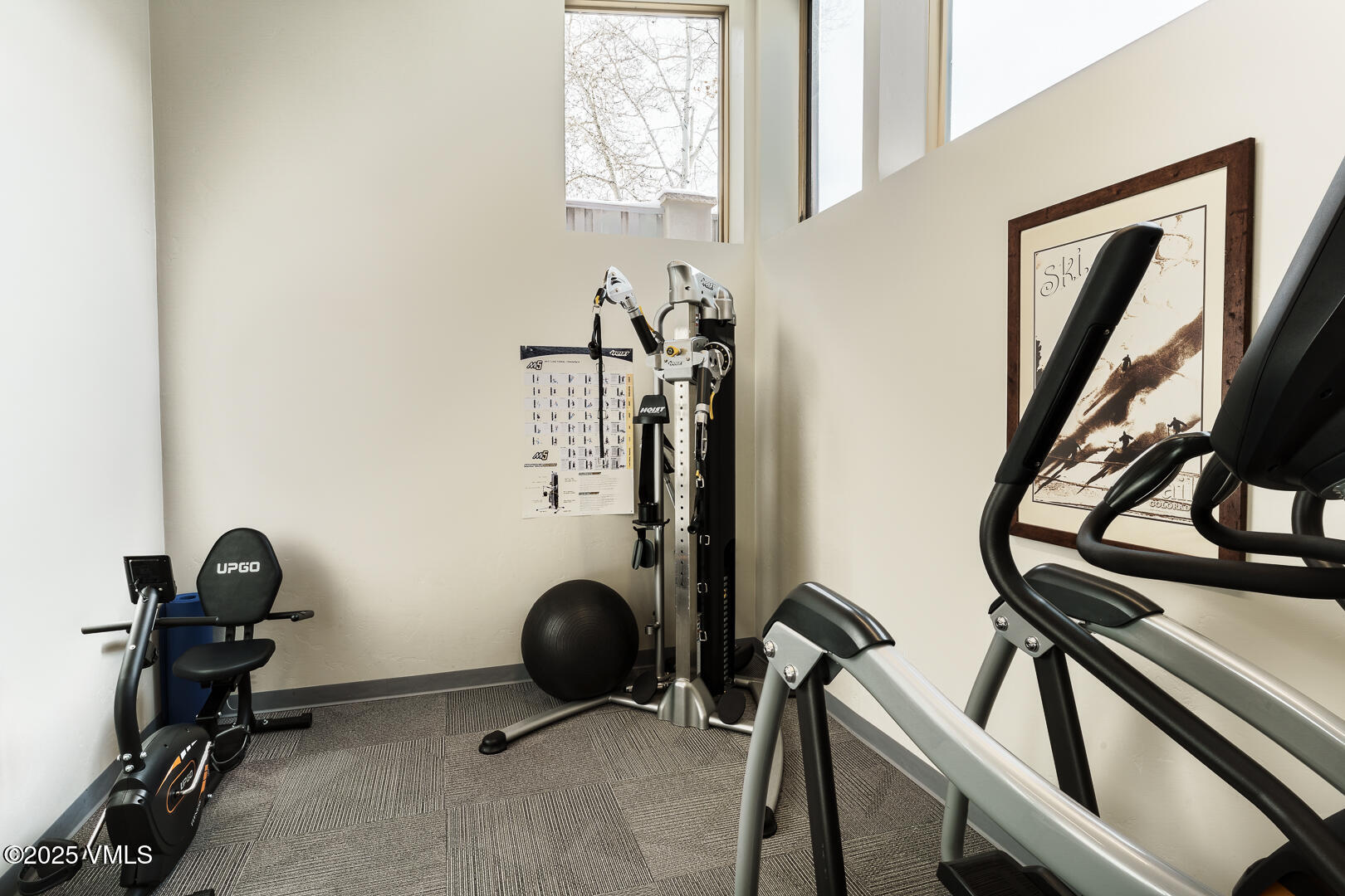 548 South Frontage Road West, Unit 301 Vail, CO 81657 - Photo 25 of 32 a view of a room with gym equipment