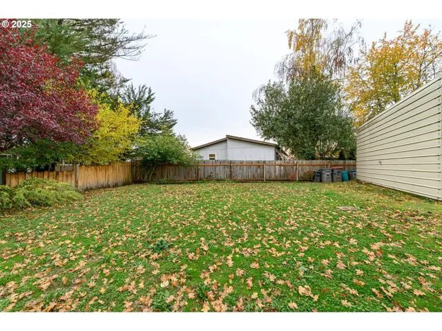 a view of a back yard