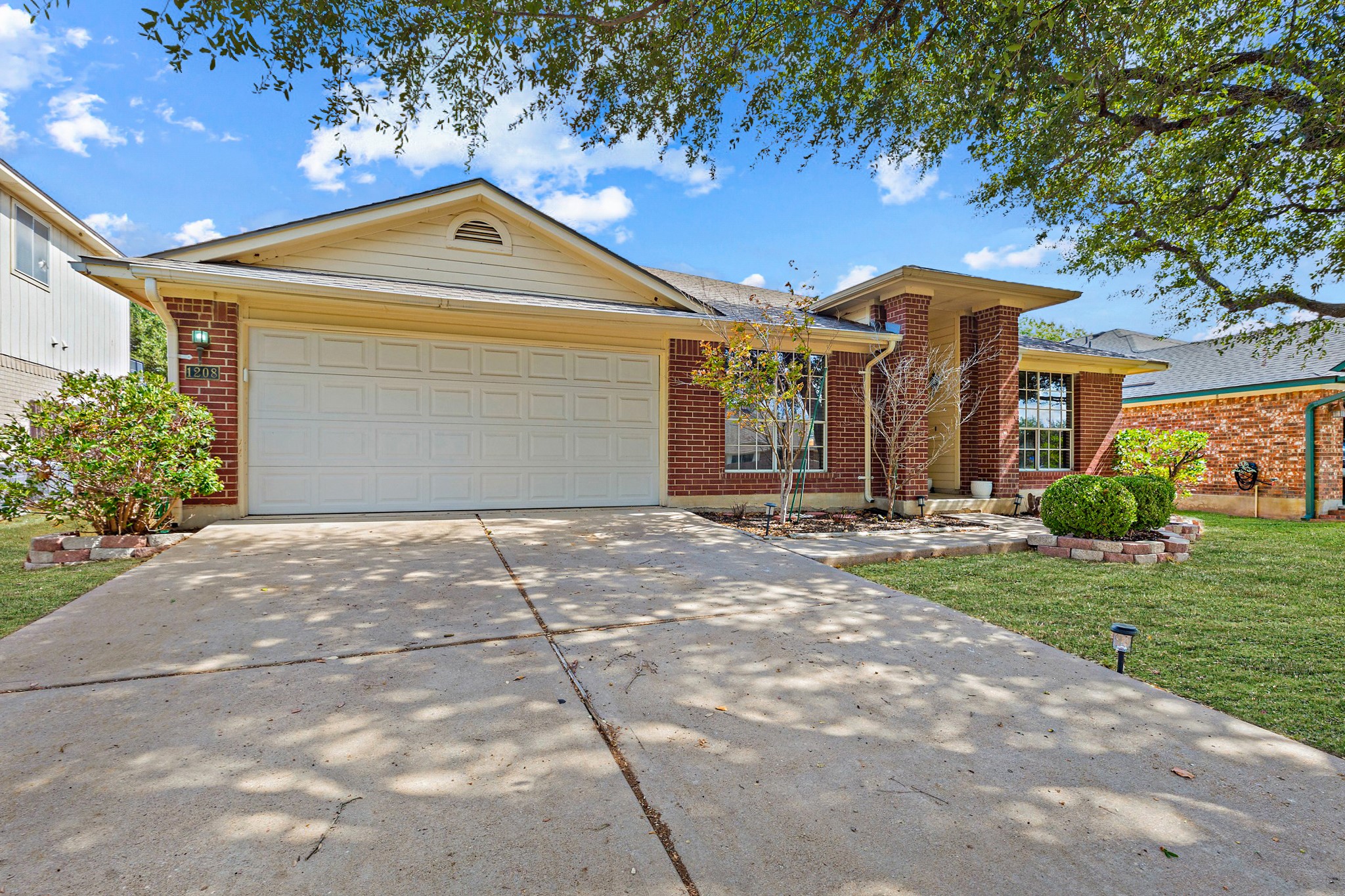 1208 Lochaline Loop Pflugerville, TX 78660 - Photo 1 of 40 Welcome to 1208 Lochaline Loop in Pflugerville! Note: grass has been digitally enhanced.