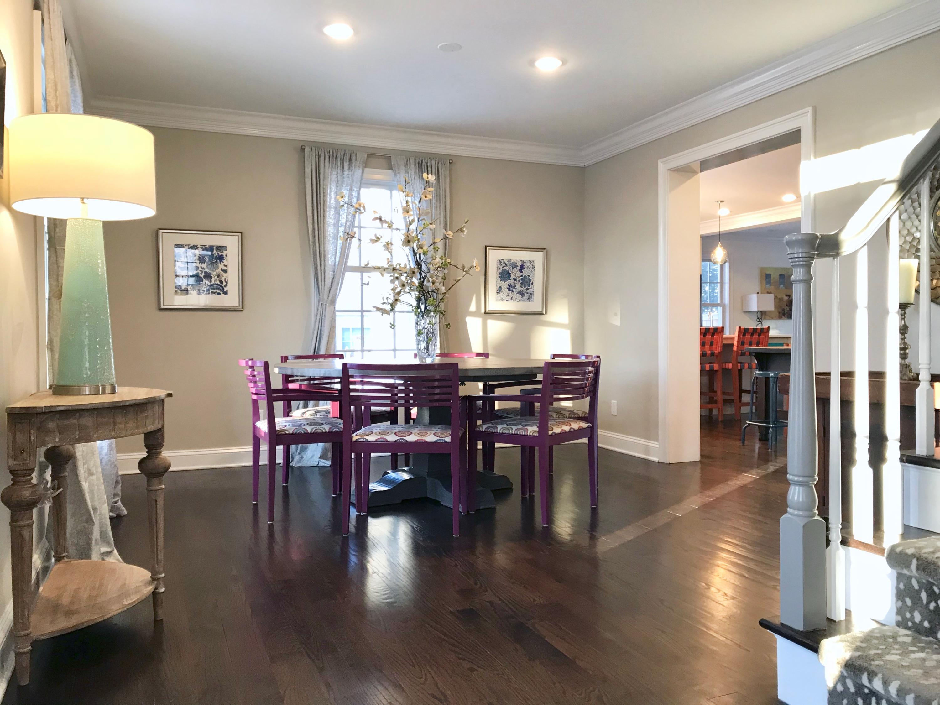 34 Walmsley Road Darien, CT 06820 - Photo 3 of 29 a view of a dining room with furniture window and wooden floor