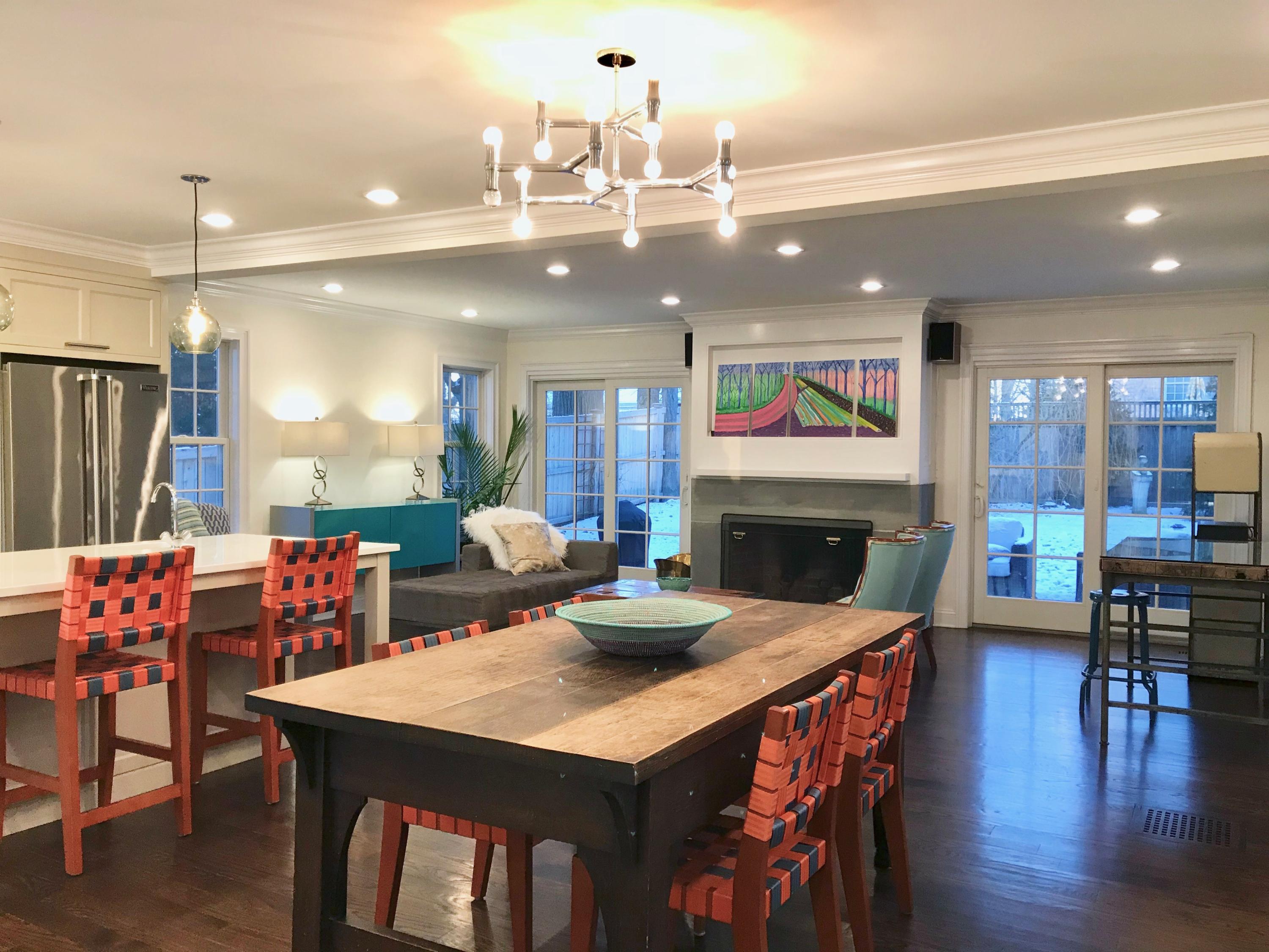 34 Walmsley Road Darien, CT 06820 - Photo 4 of 29 a view of a dining room with furniture and wooden floor