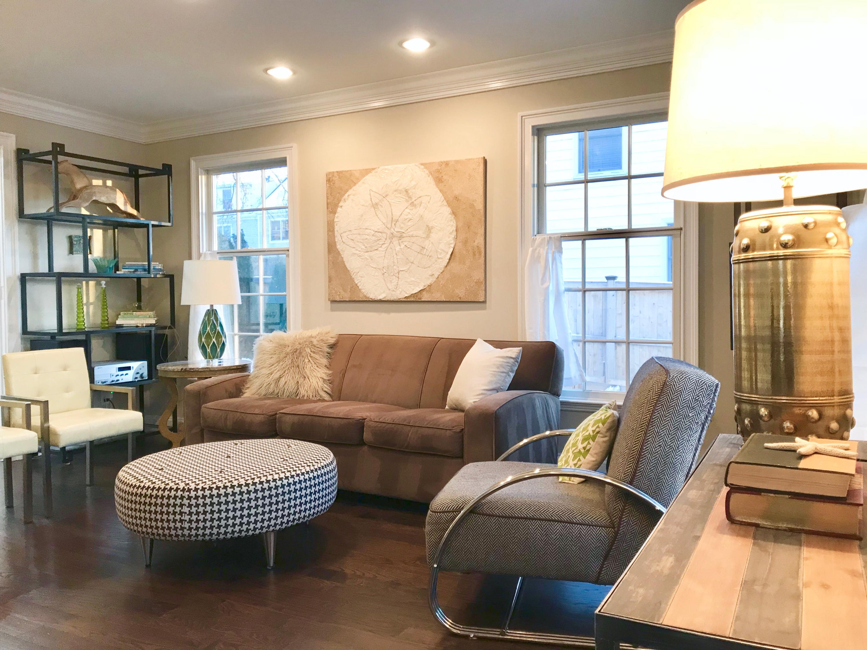 34 Walmsley Road Darien, CT 06820 - Photo 9 of 29 a living room with furniture and a large window