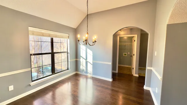 a view of livingroom with hardwood floor and window