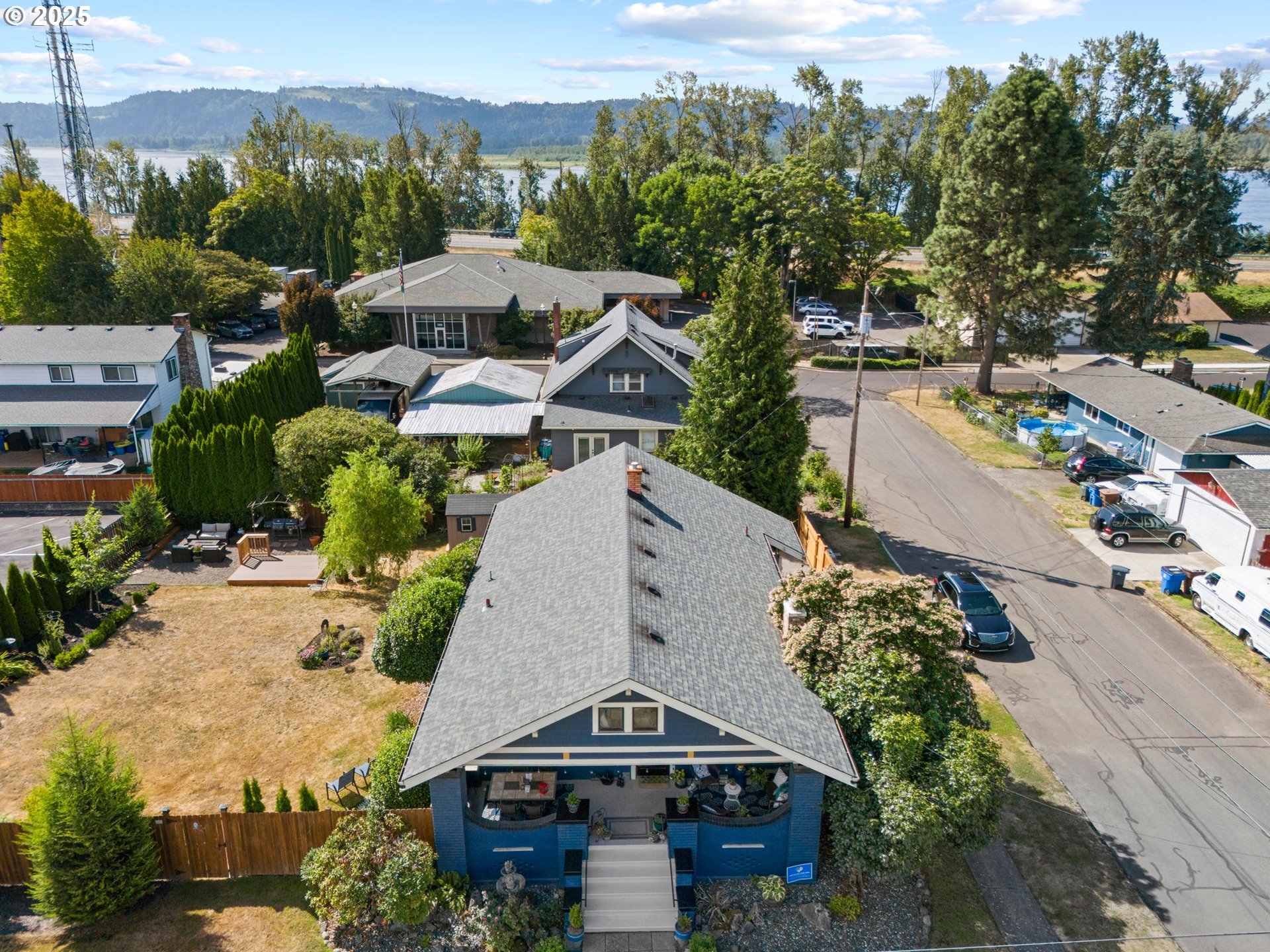 1306 B Street Washougal, WA 98671 - Photo 4 of 32 an aerial view of a house with a garden
