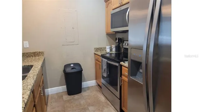 a close view of water heater room