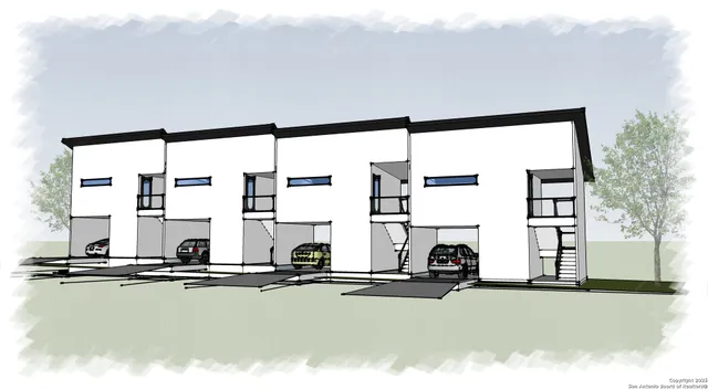 a view of a swimming pool and lounge chair