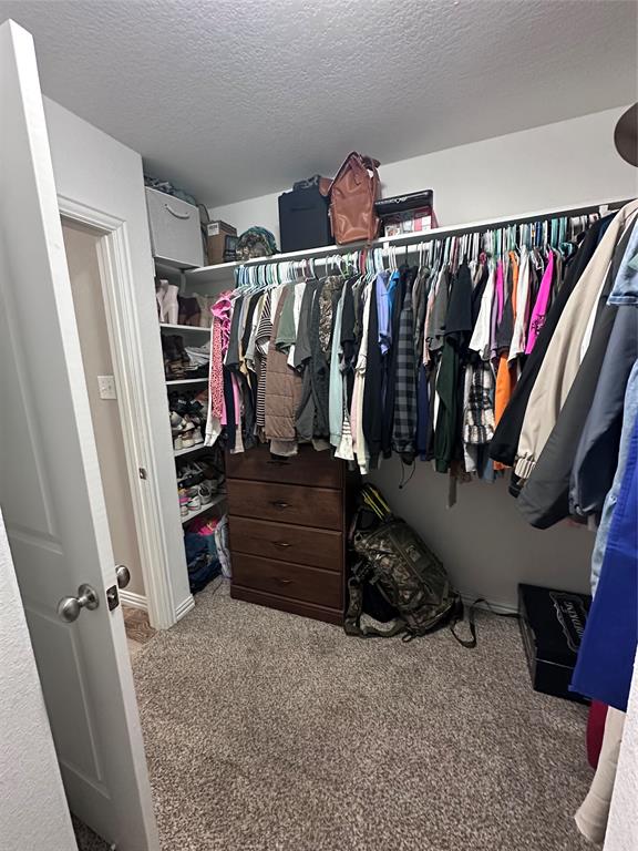 1212 Bowman Ridge Road Stephenville, TX 76401 - Photo 19 of 23 a view of walk in closet with clothes and shoes