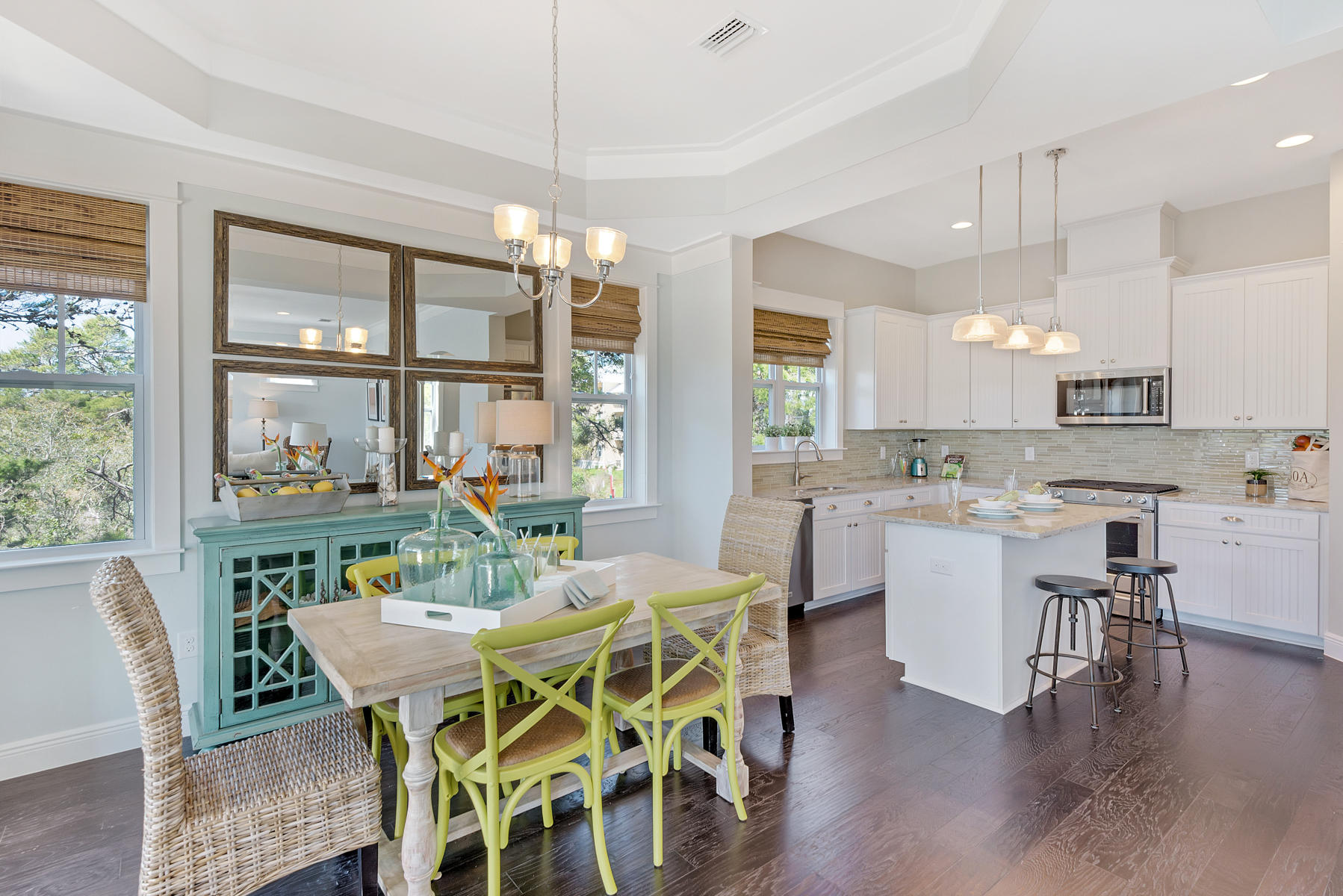 Lot 21 Grande Pointe Cir Inlet Beach Inlet Beach, FL 32461 - Photo 4 of 16 a view of a dining room with furniture window and wooden floor