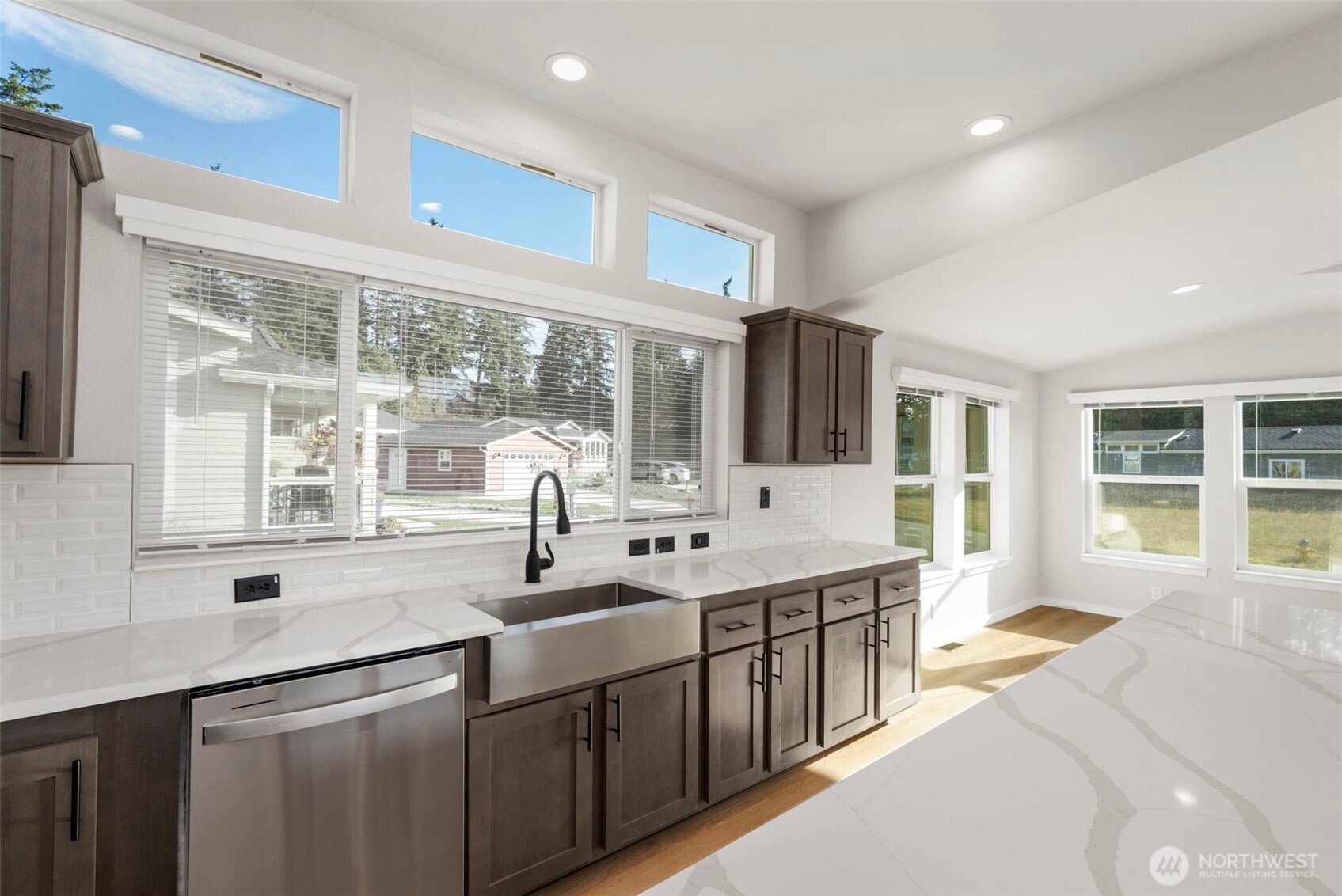 177 Sunset Meadows Lane Port Hadlock, WA 98339 - Photo 11 of 20 a kitchen with lots of counter top space and sink