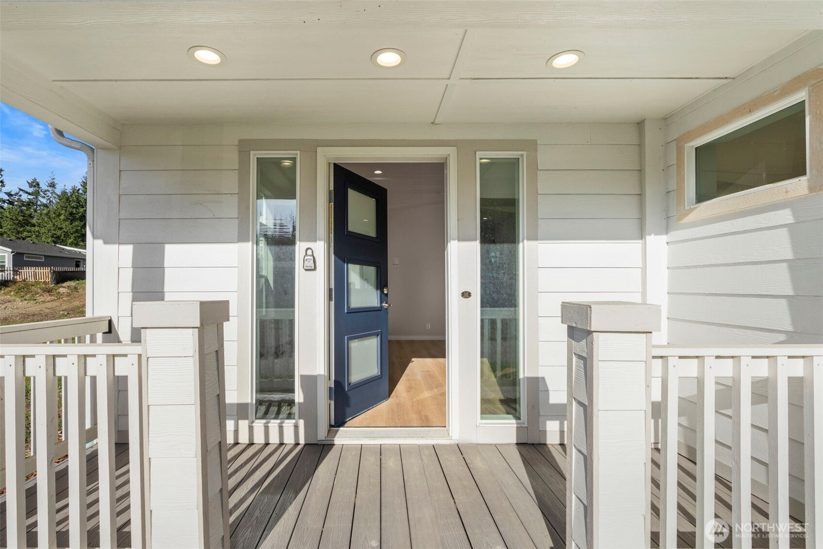 177 Sunset Meadows Lane Port Hadlock, WA 98339 - Photo 4 of 20 a view of a balcony with wooden floor