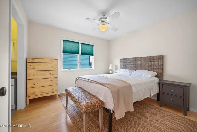 a view of a refrigerator in kitchen