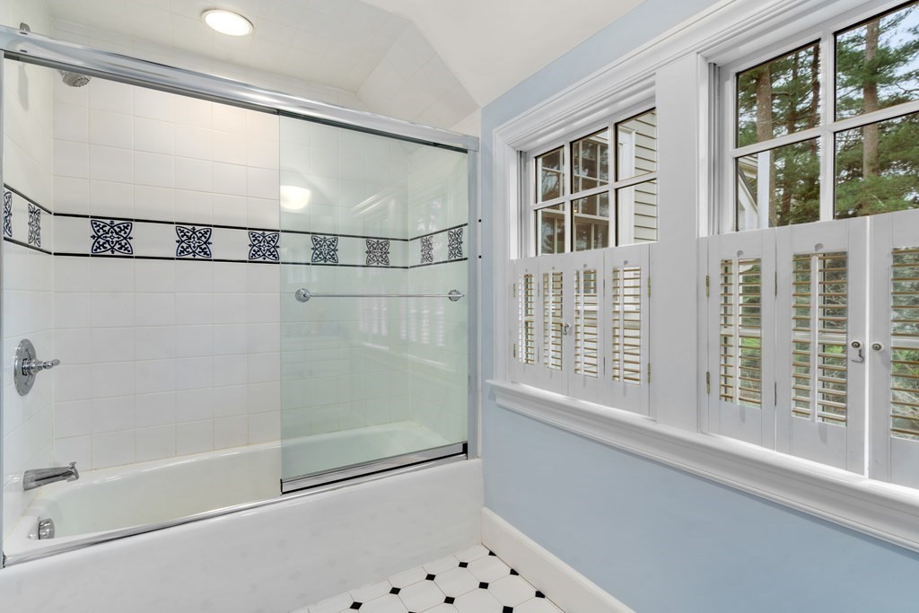 25 Aberdeen Road Weston, MA 02493 - Photo 32 of 40 a bathroom with a bathtub and a shower