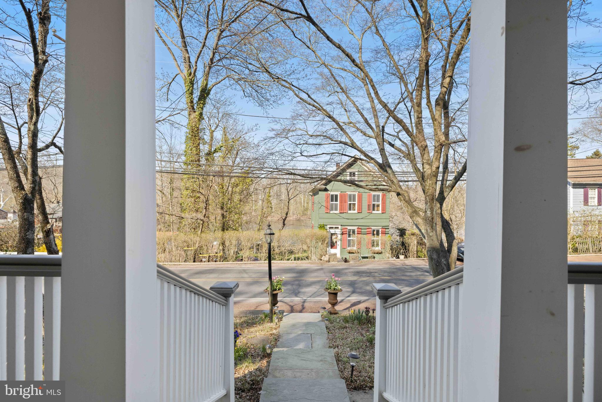 3673 River Road Lumberville, PA 18933 - Photo 7 of 53 Front porch river views