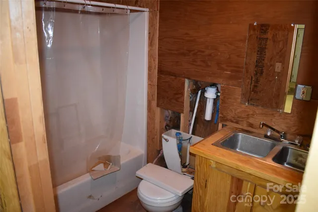 a view of water heater room