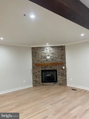 a kitchen with counter top space and appliances
