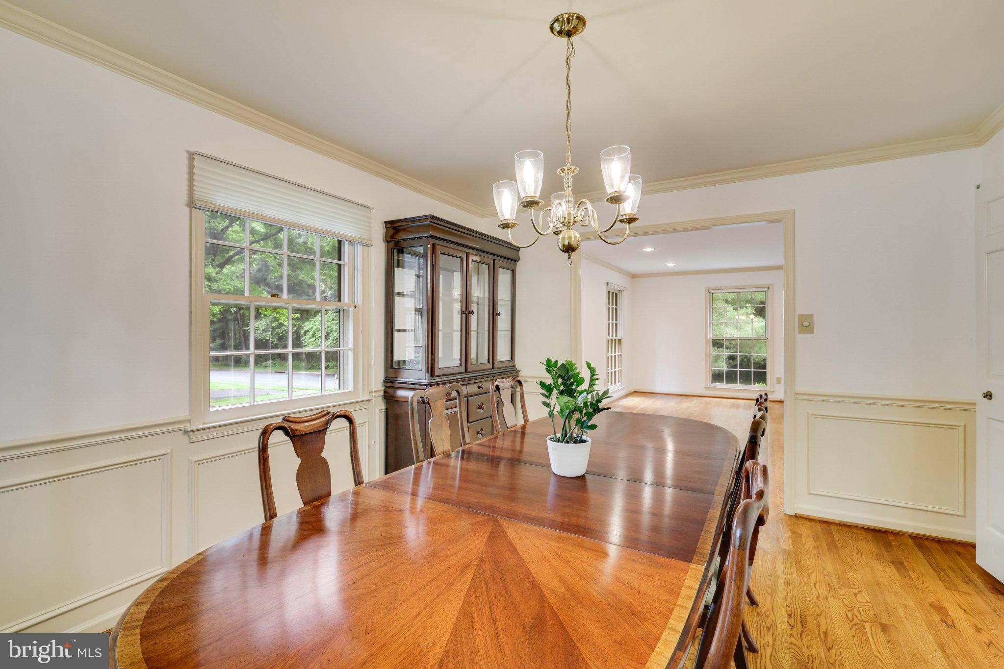 1427 Laurel Hill Road Vienna, VA 22182 - Photo 17 of 57 Elegant dining space with natural light.