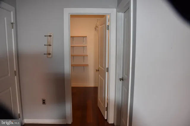 a bathroom with a shower and a toilet