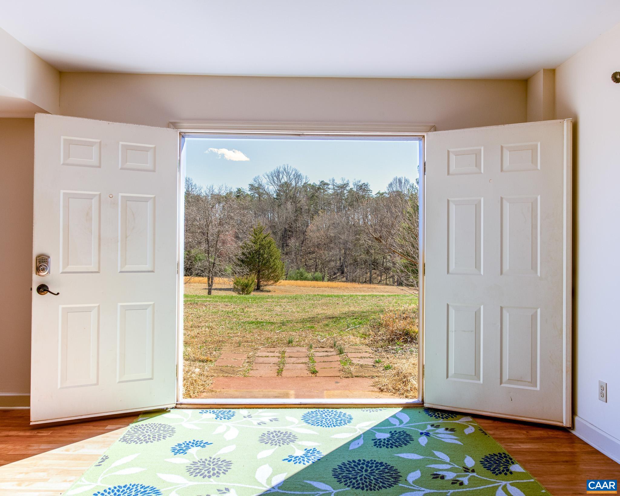 5294 Markwood Road Earlysville, VA 22936 - Photo 43 of 56 Walk-out to Enjoy Fresh Air & Amazing Rear Yard Views & Nature Walking