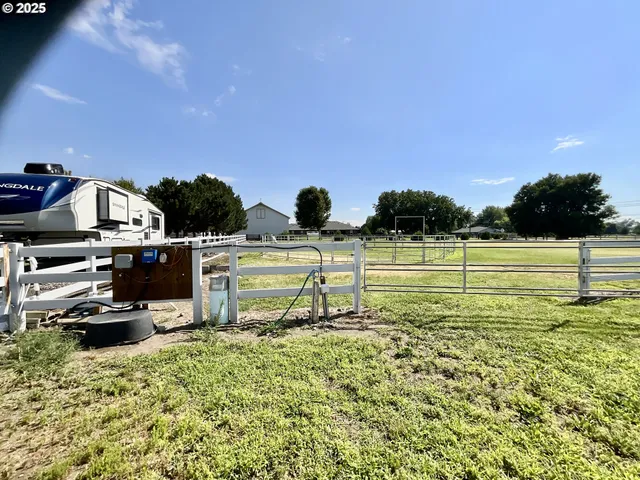 a view of an entryway with a door
