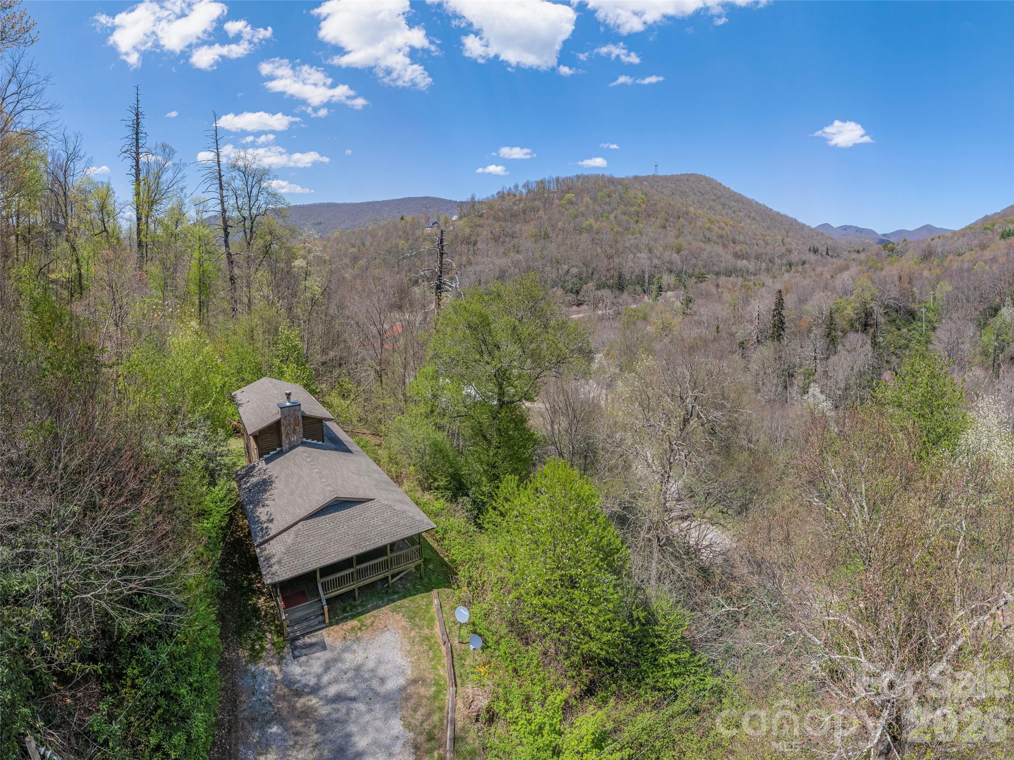 240 Plott Balsam Road Maggie Valley, NC 28751 - Photo 23 of 24 a backyard of a house with lots of green space