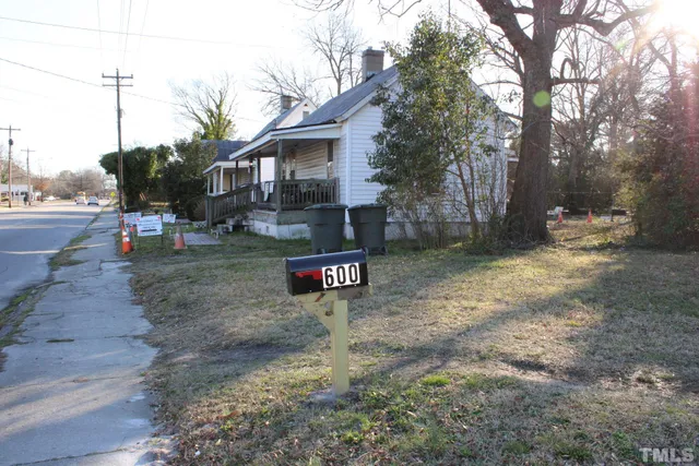 a view of street with trees