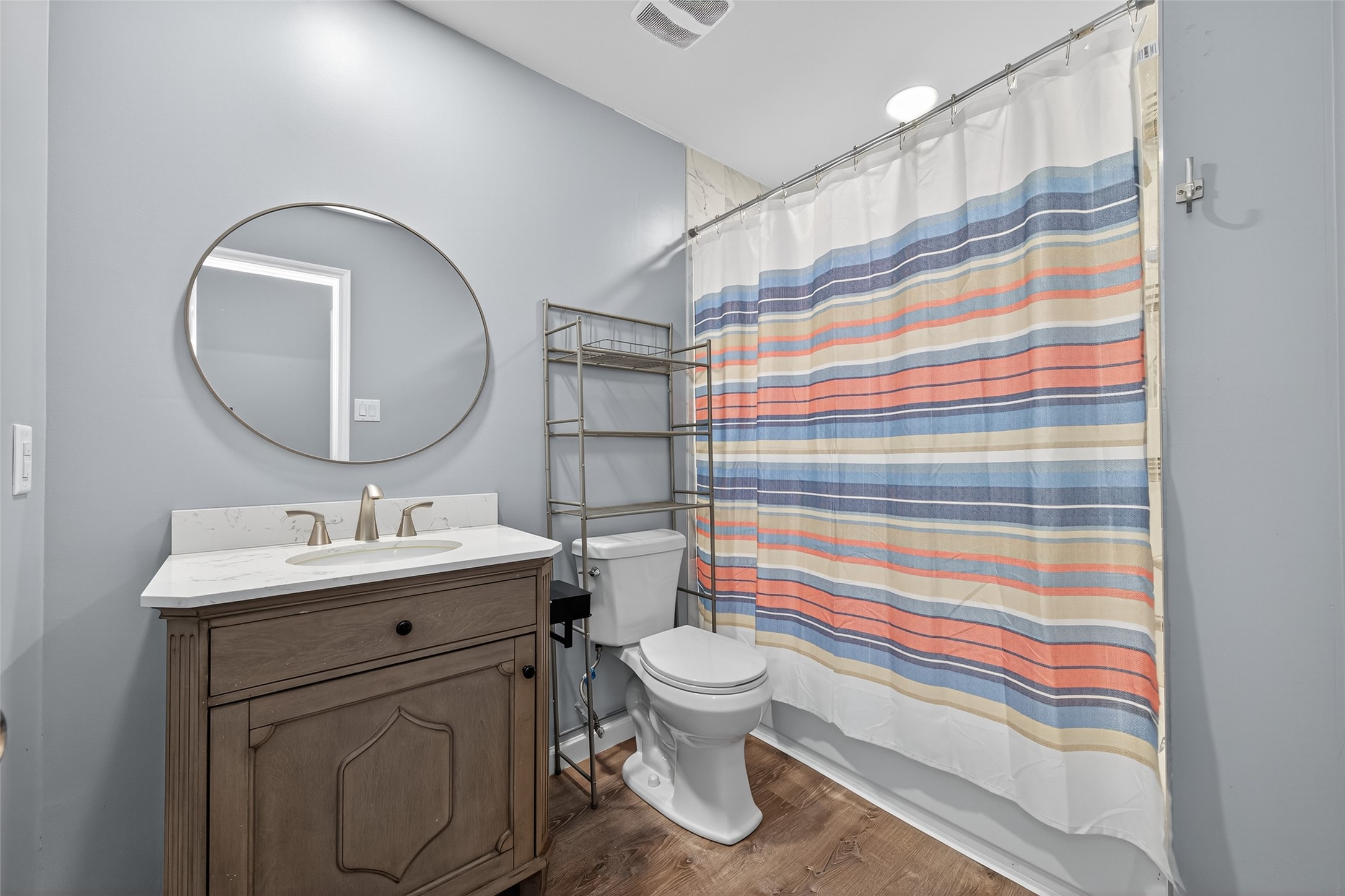 10106 Shadow Pine Drive Houston, TX 77070 - Photo 27 of 39 a bathroom with a sink toilet and shower