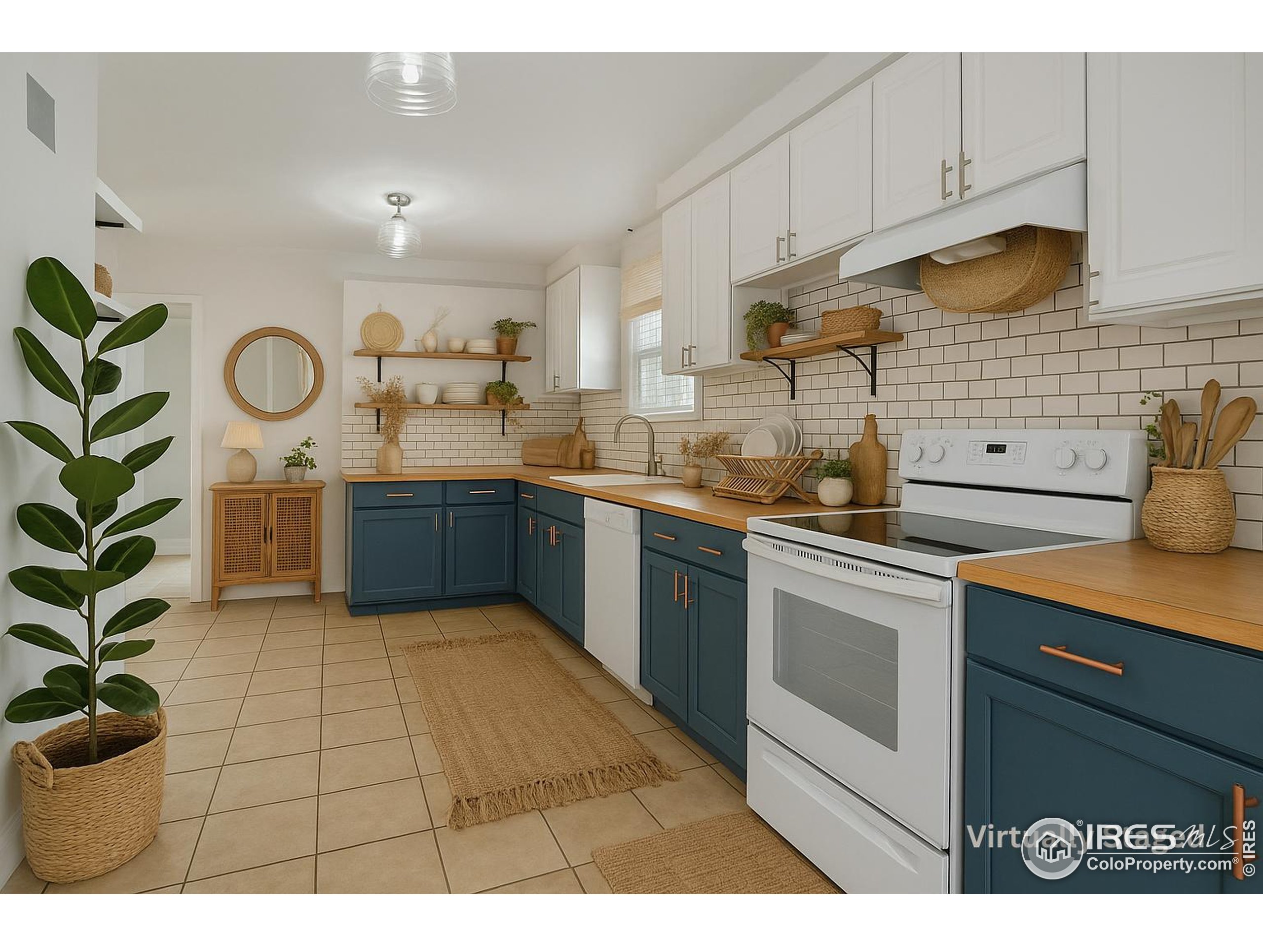 405 Maple Street Fort Morgan, CO 80701 - Photo 4 of 10 a kitchen with granite countertop a sink a stove and cabinets