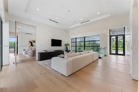 a workspace with a bookshelf