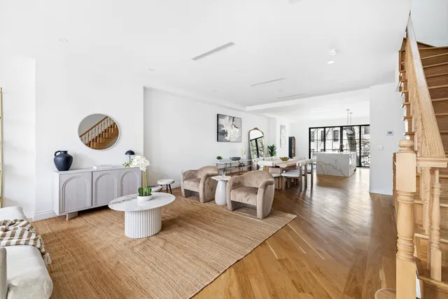 a picture of a very nice looking living room with a large window