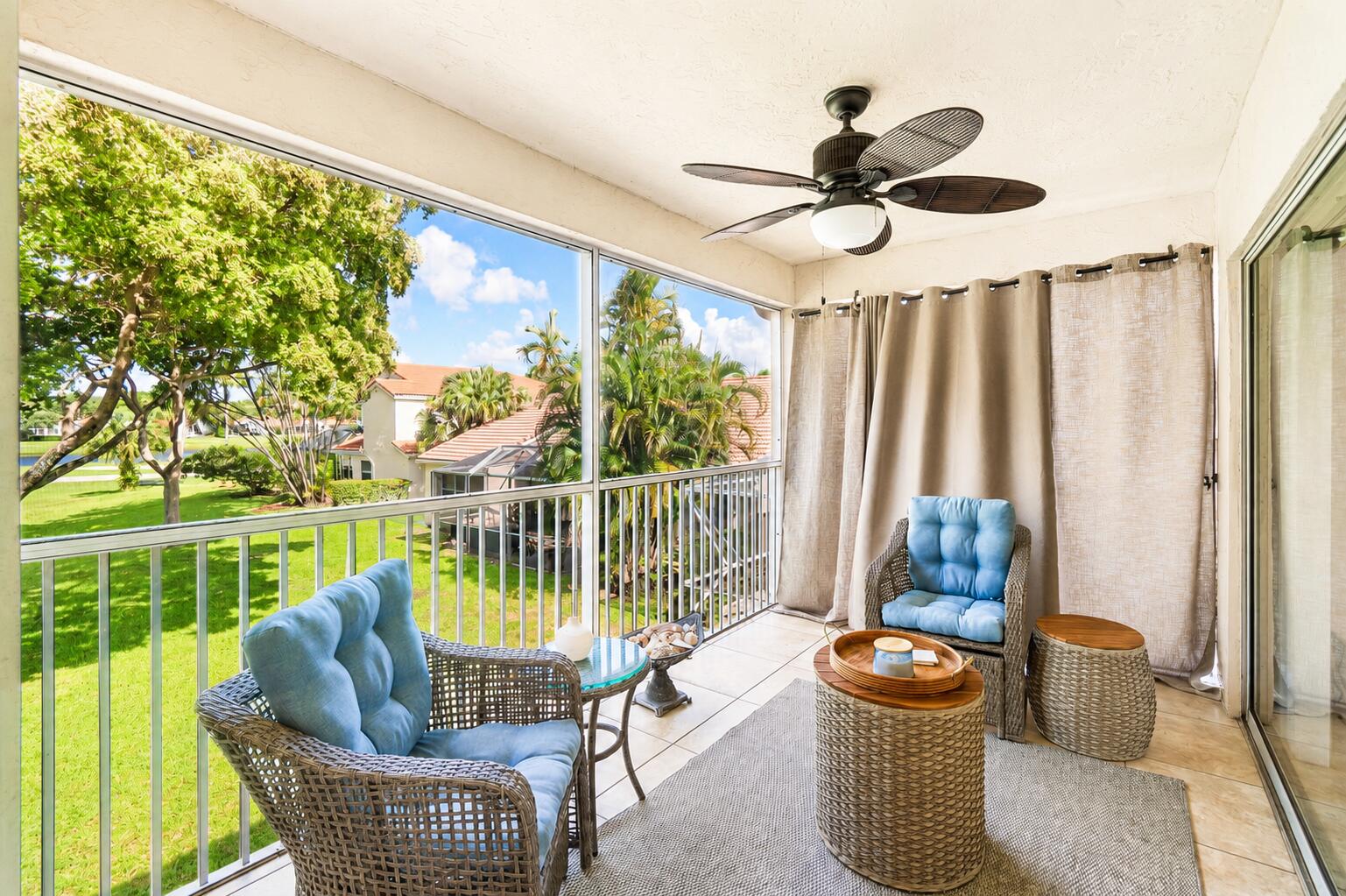 17061 Emile Street, Unit 5 Boca Raton, FL 33487 - Photo 13 of 33 Screened Balcony