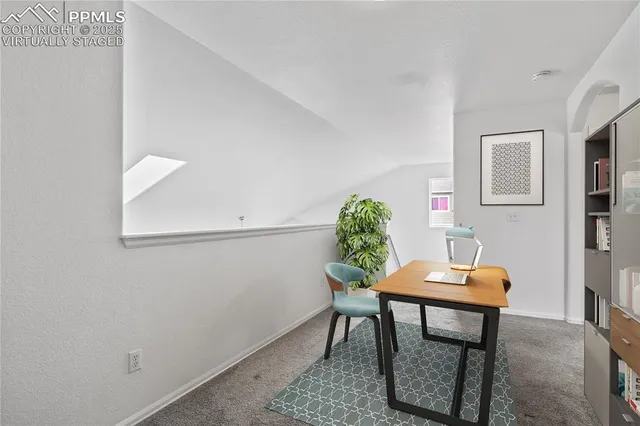 a room with furniture and a table