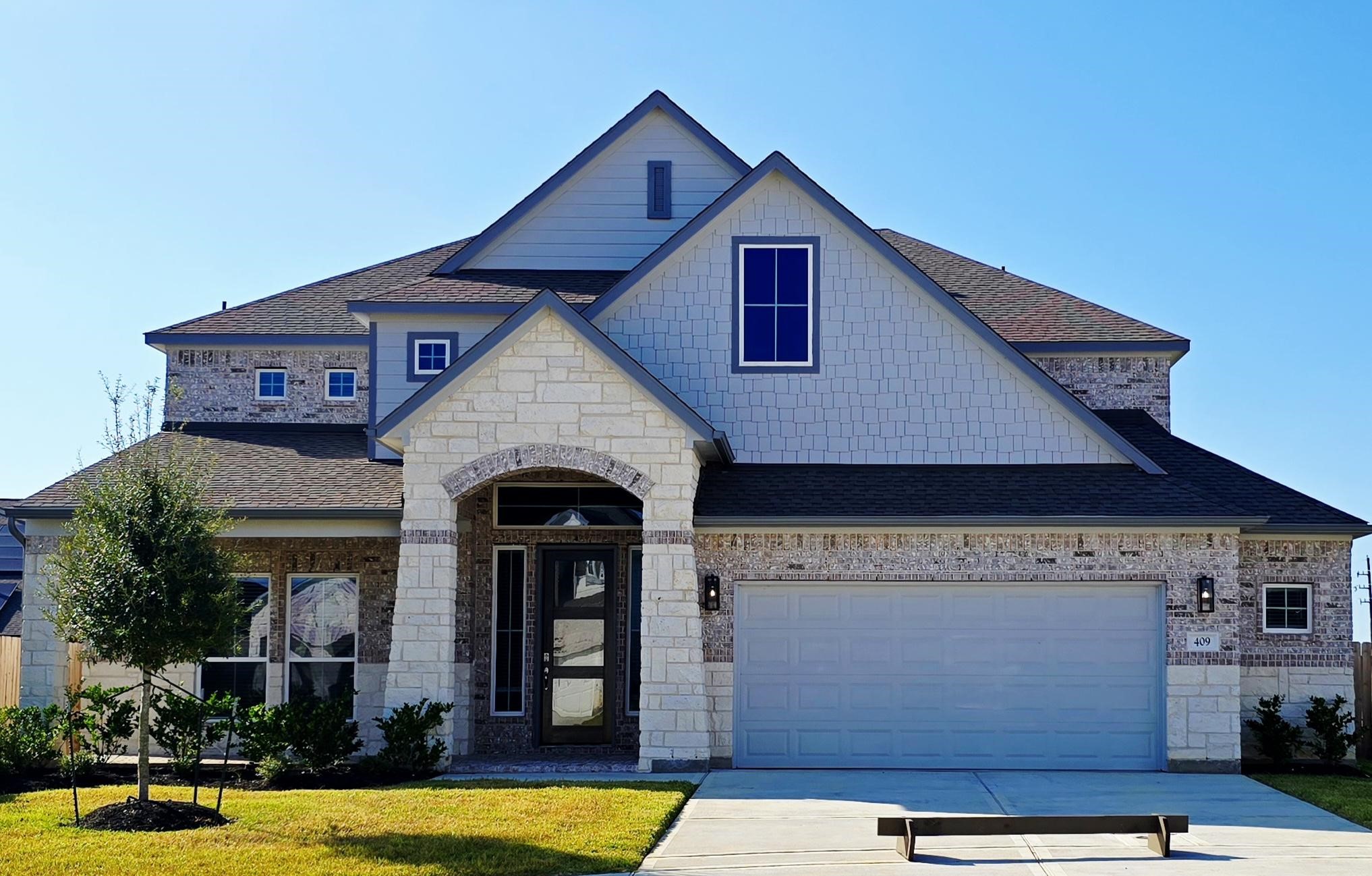 a view of a house with pool and windows